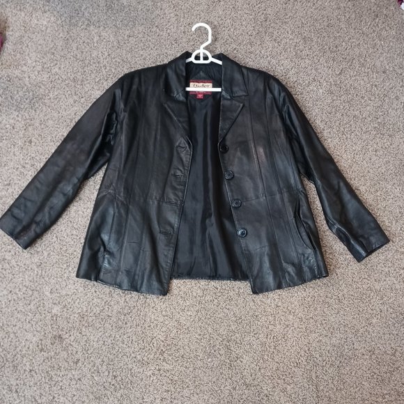 Womens Leather Coat/Jacket  ( Tudor Court ) Med - Picture 1 of 4